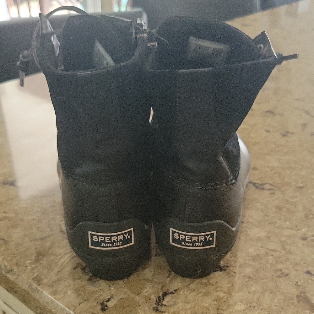 Sperry Black Waterproof Boots - Picture 2 of 6